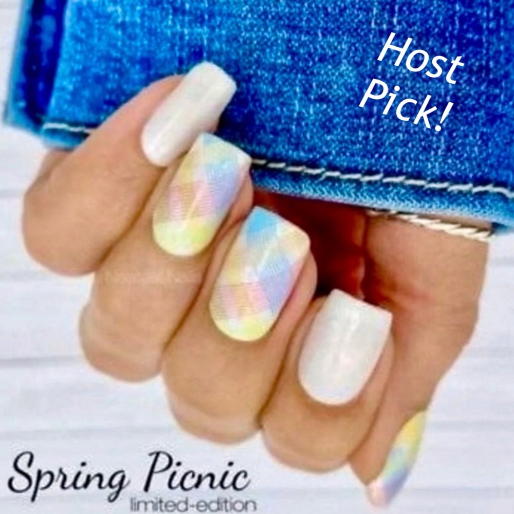 Spring Picnic Color Street Nail Polish Strips NEW 3/$15